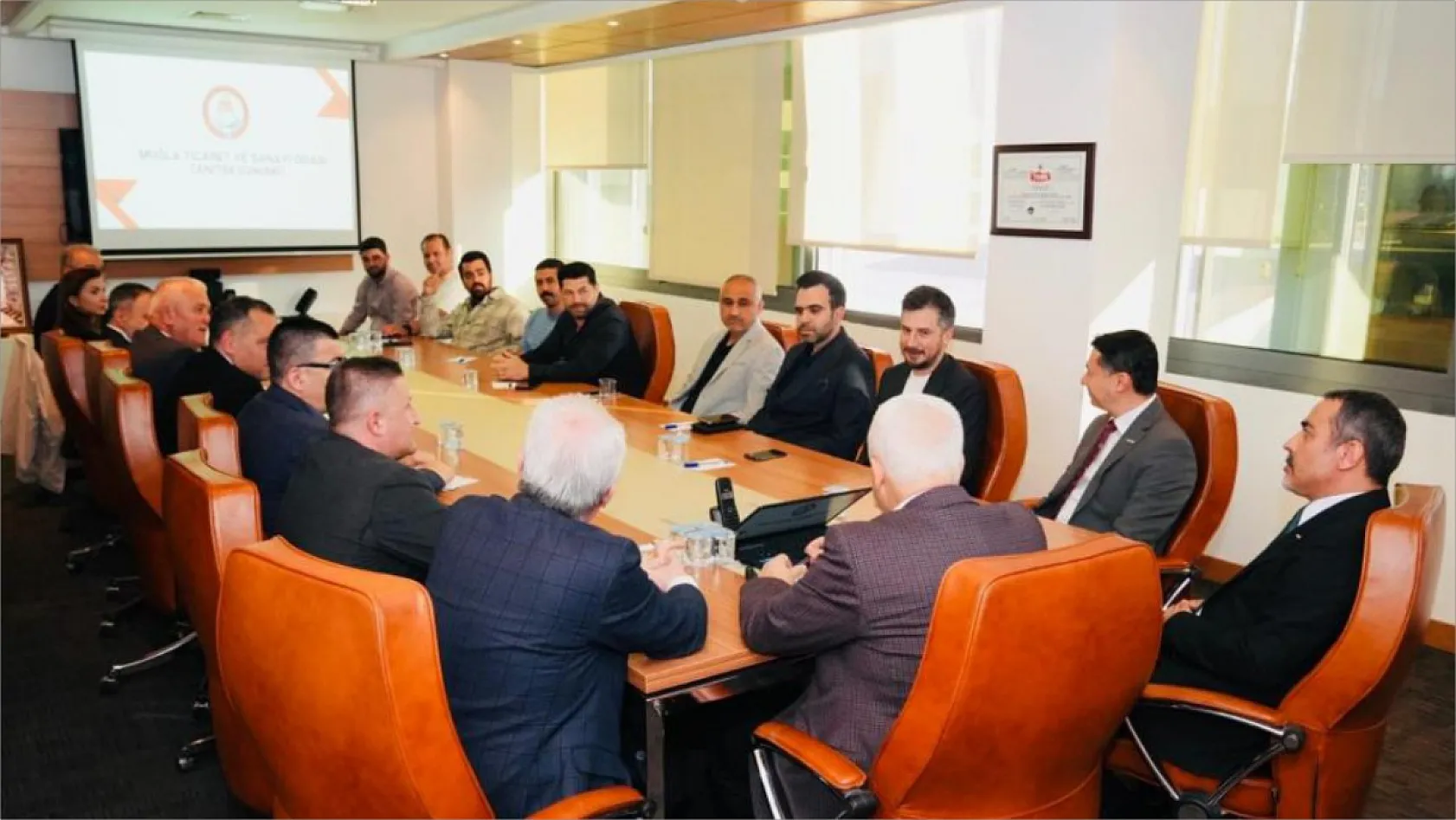 MÜSİAD Muğla Şubesi ile Muğla Ticaret Odası arasında ortak projeler görüşüldü