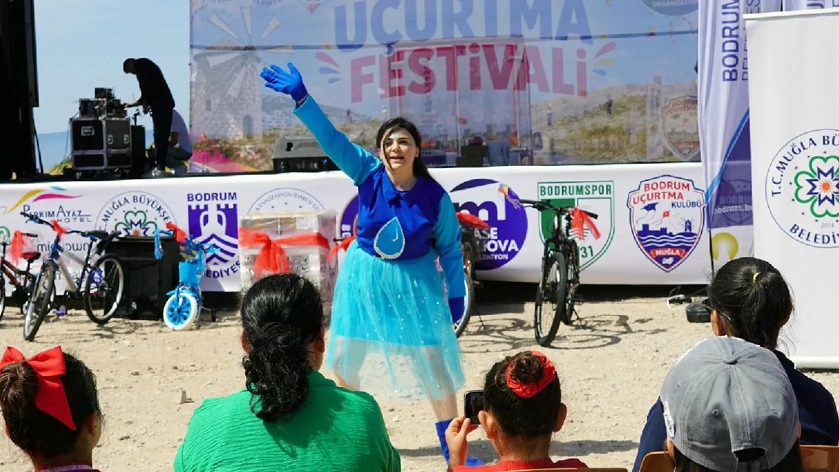 MUSKİ'den Bodrum Uçurtma Festivali'nde çocuklara su tasarrufu eğitimi