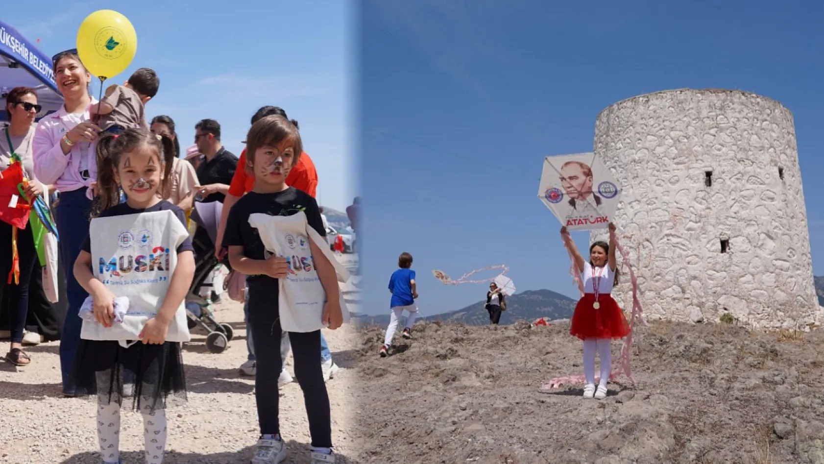 MUSKİ'den Bodrum Uçurtma Festivali'nde çocuklara su tasarrufu eğitimi