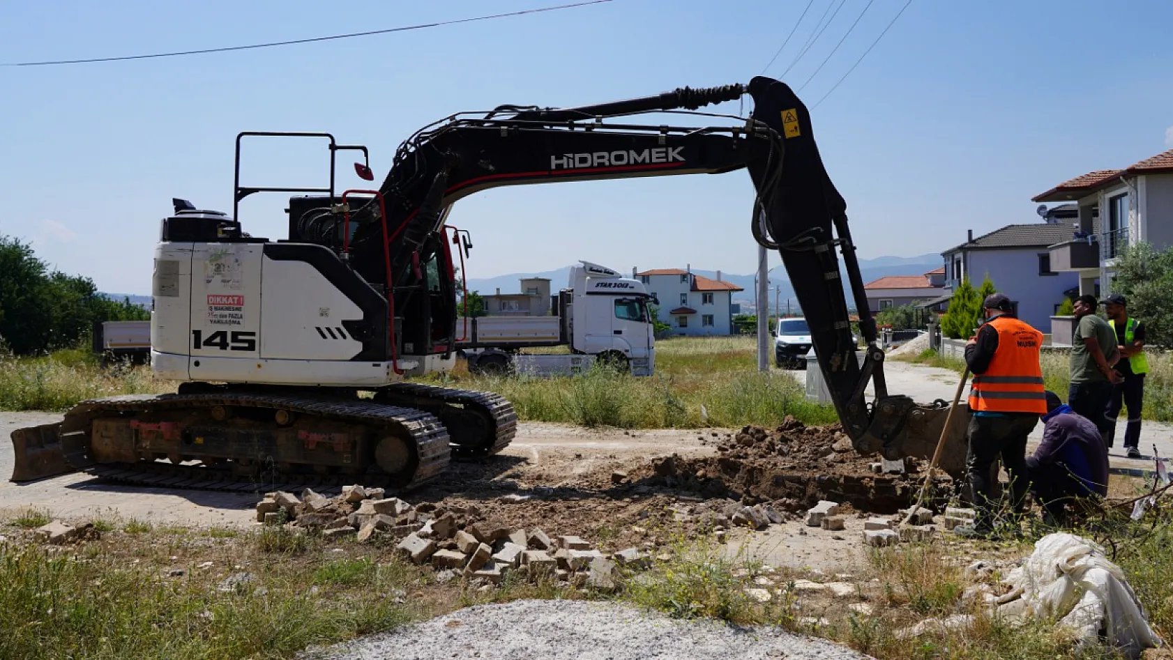 MUSKİ'den Yatağan Yeni Mahalle'ye Kanalizasyon Hamlesi