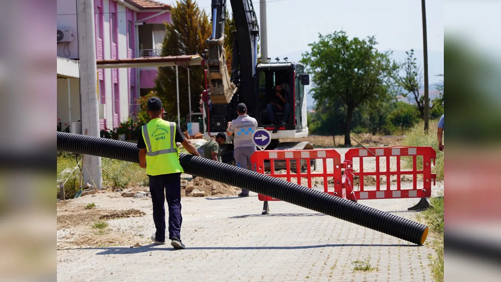 MUSKİ'den Yatağan Yeni Mahalle'ye Kanalizasyon Hamlesi