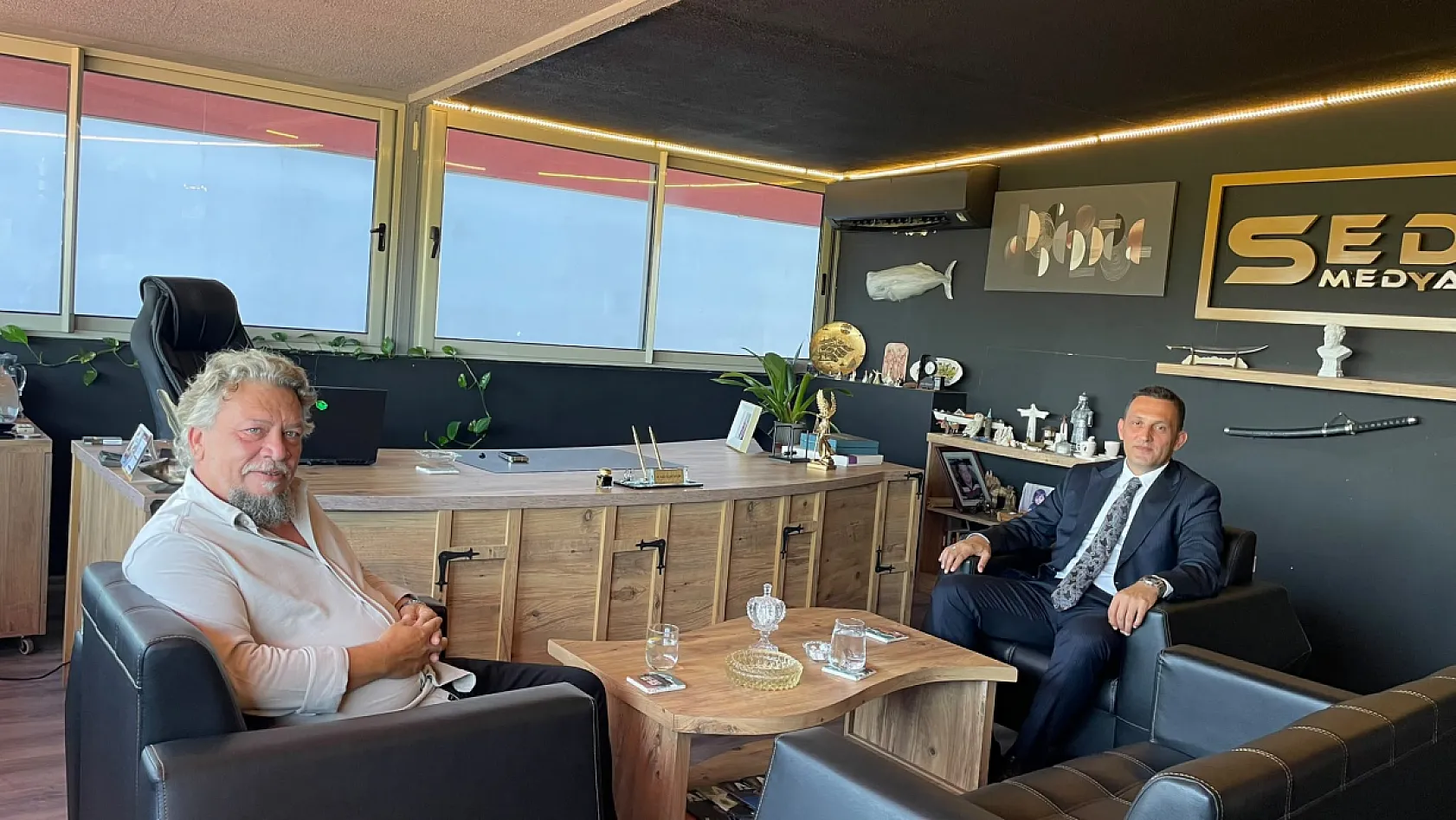 Nazilli'ye Atanan Başsavcı Günşafak Karartı'dan SED Medya'ya Veda Ziyareti
