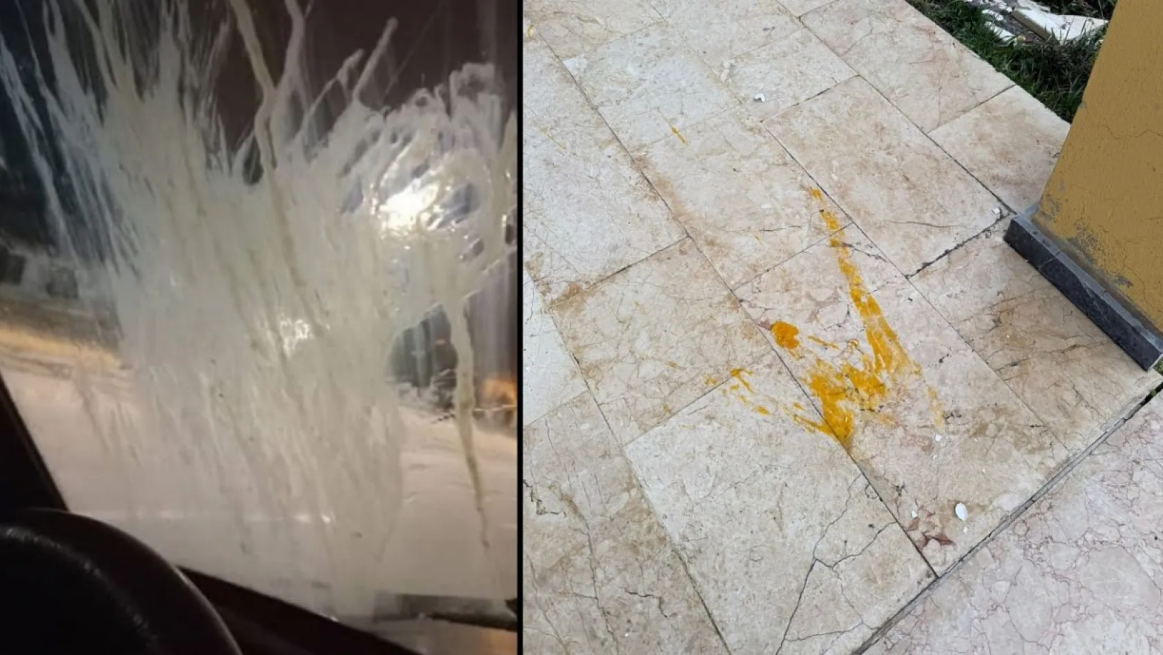 Araçlara ve binalara yumurta fırlatan çocuklar vatandaşı rahatsız ediyor