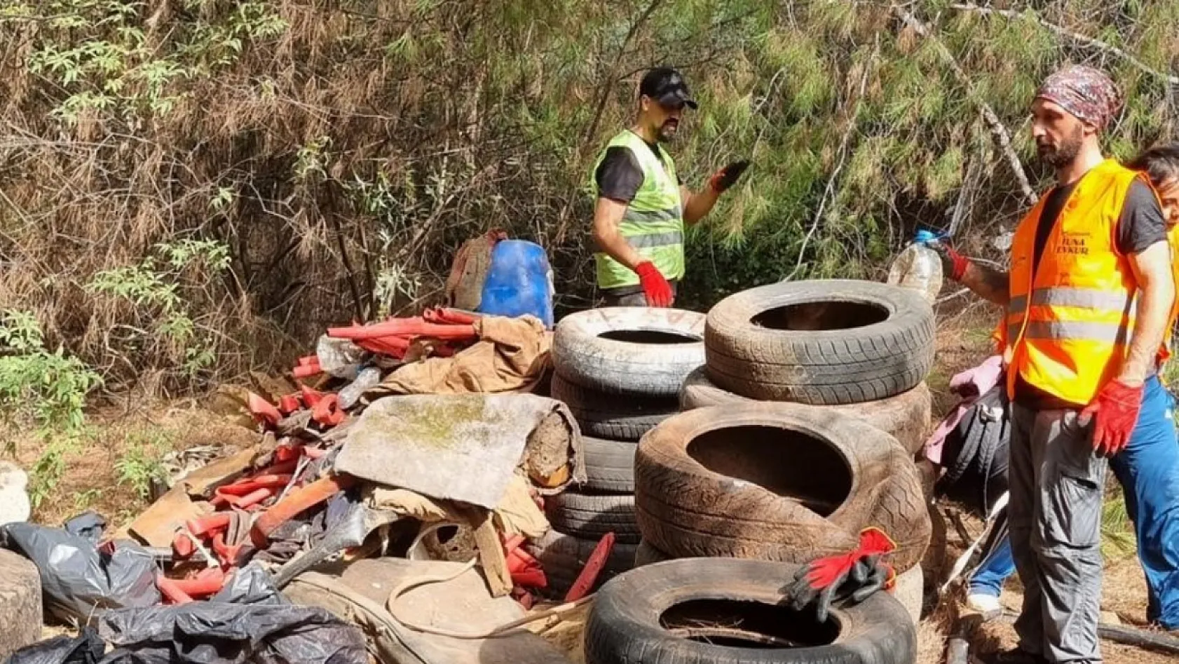 Marmaris'te orman yangınlarına karşı gönüllü seferberliği