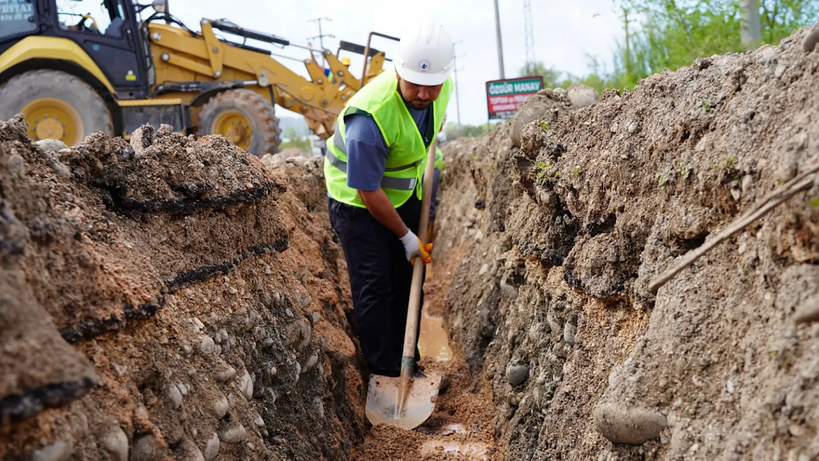Ortaca'da 4 bin 250 metre içme suyu hattı yenilendi