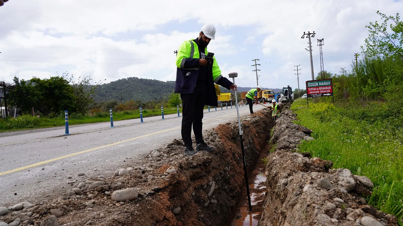 Ortaca'da 4 bin 250 metre içme suyu hattı yenilendi