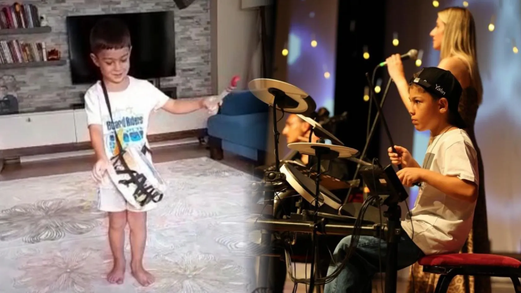 Pazardaki oyuncak davulla başladı, daha 9 yaşında okul orkestrasının ritmi oldu