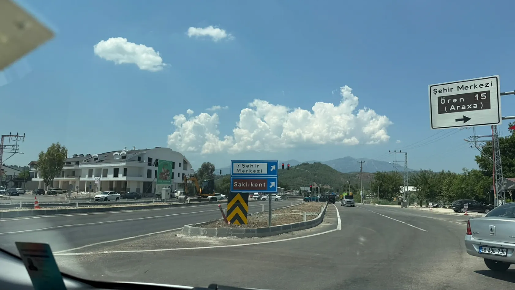 Saklıkent Kavşağı son dokunuşlarla tamamlanıyor