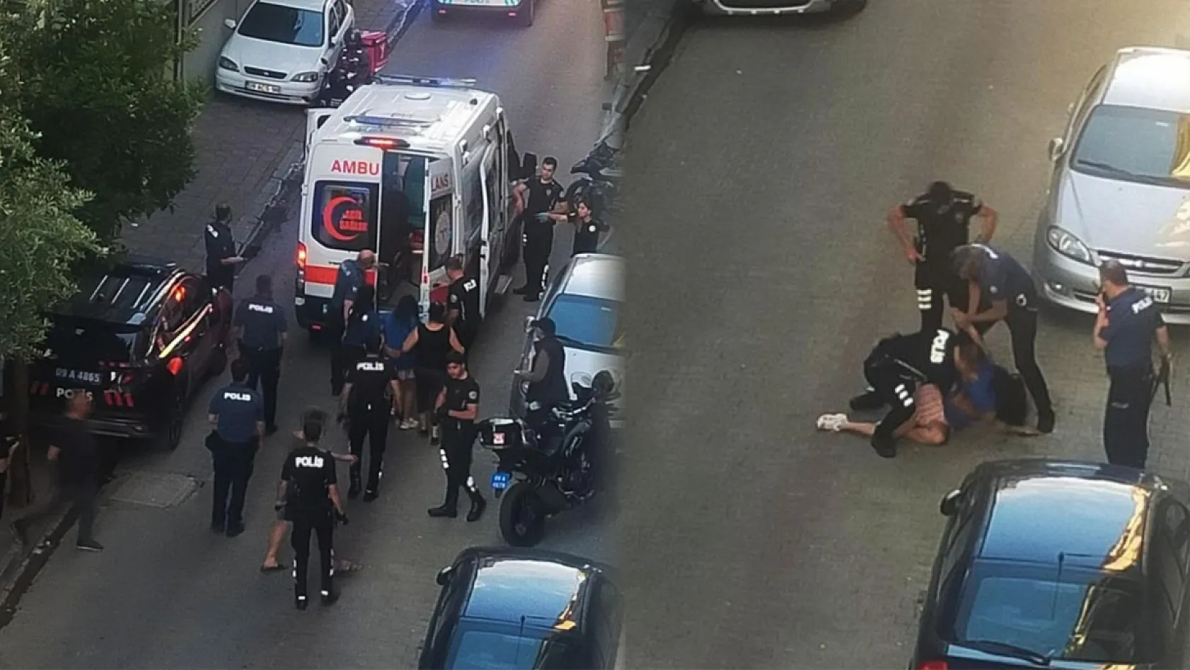 Aydın'da samuray kılıcıyla sokağa çıkan genç kız dehşet saçtı