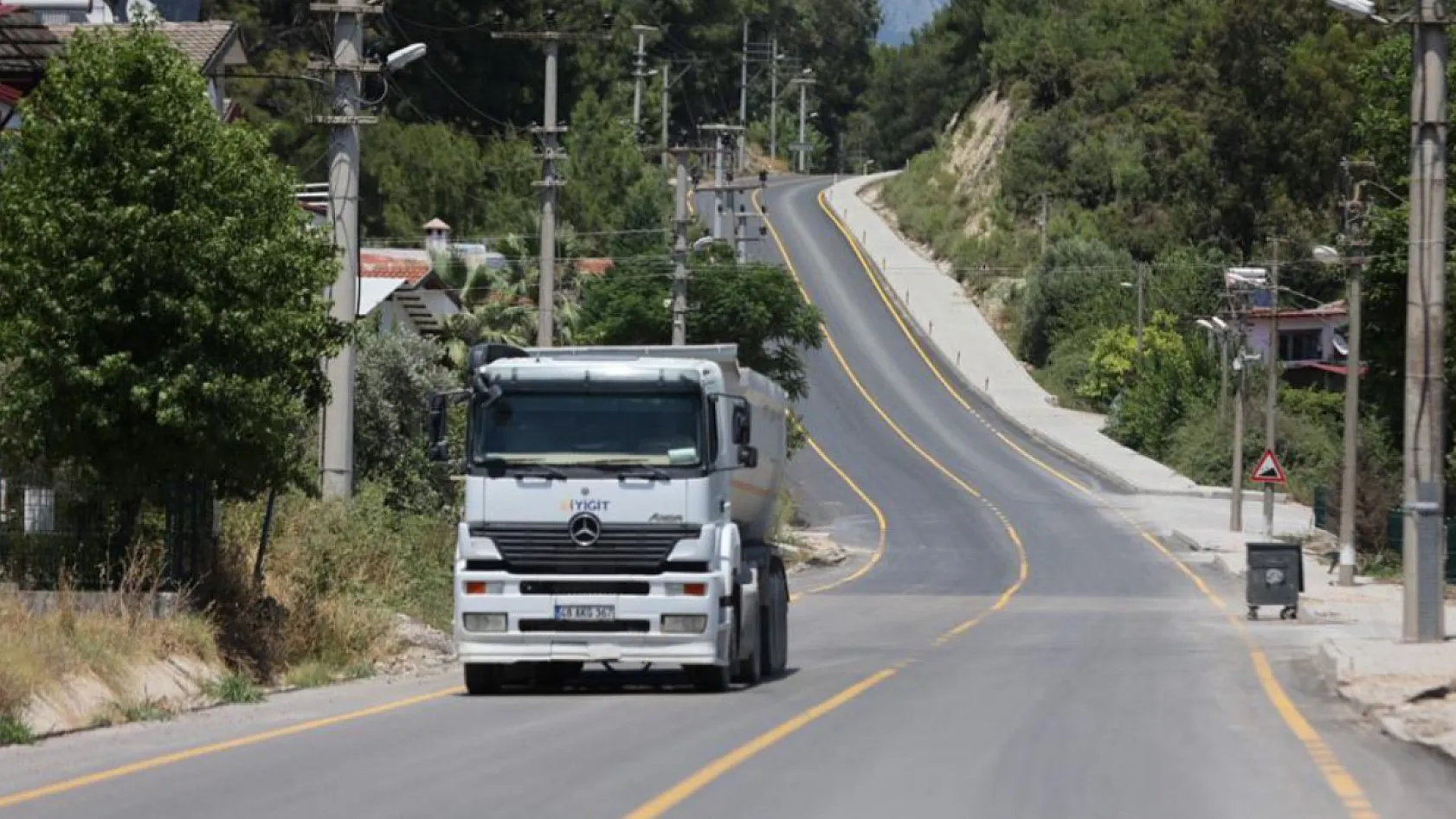 Seydikemer Belen'de yol çalışmaları tamamlandı
