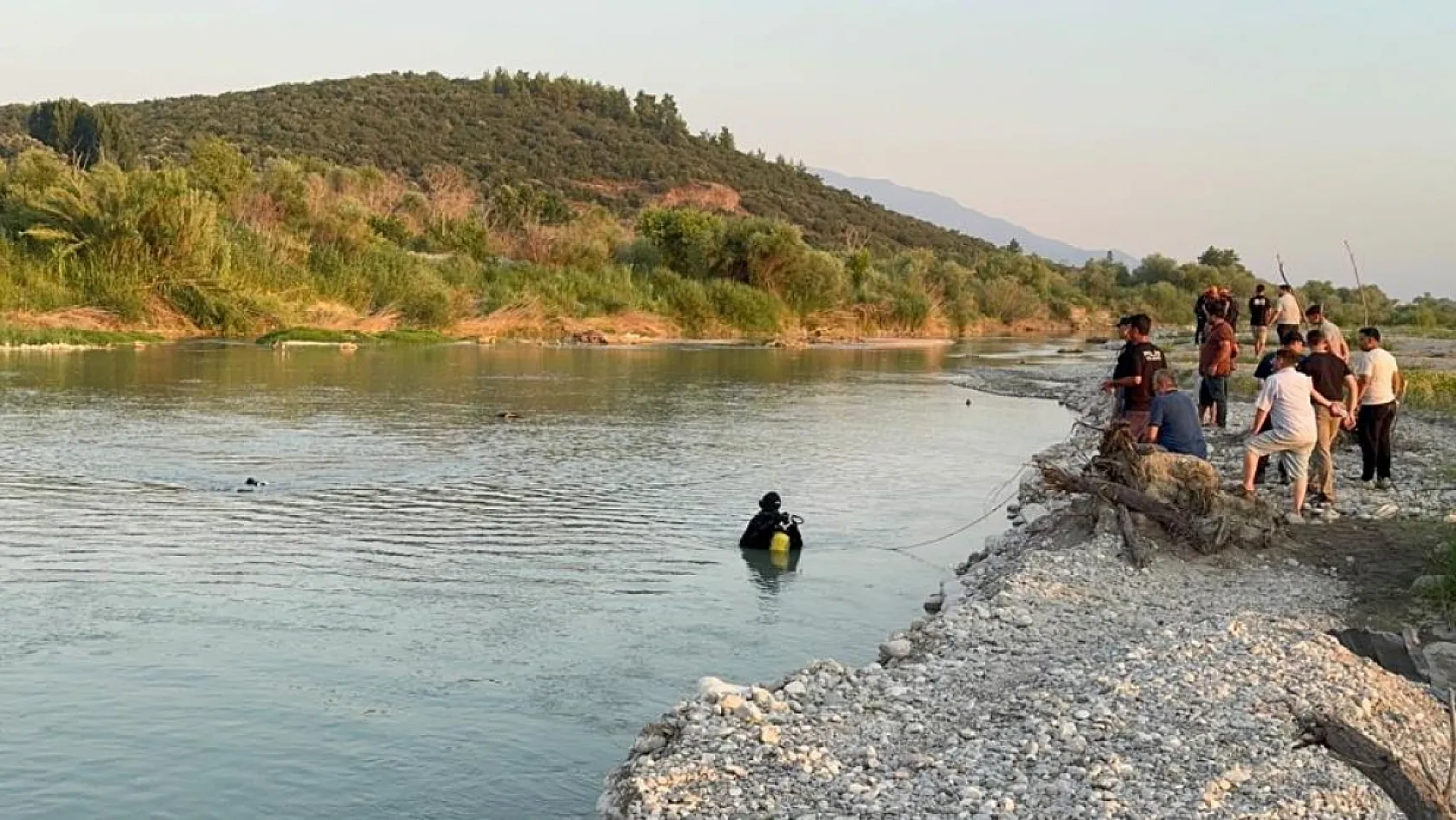 Seydikemer'de derede kaybolan 21 yaşındaki gencin cansız bedenine ulaşıldı
