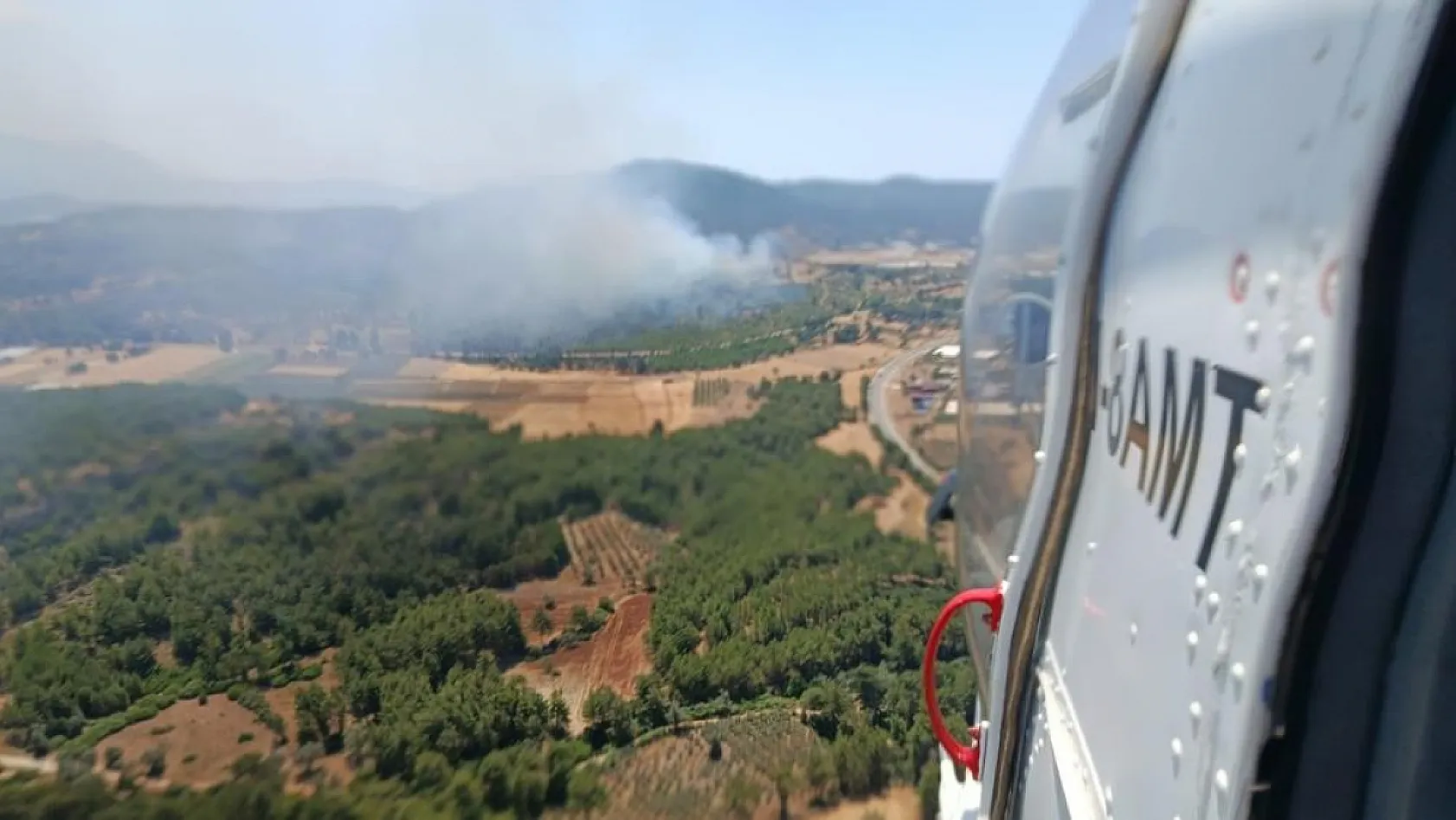 Seydikemer'de orman yangını
