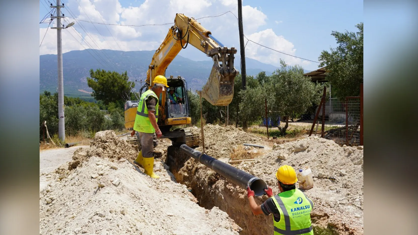 Seydikemer Gölbent'te İçme Suyu Altyapısı yenileniyor