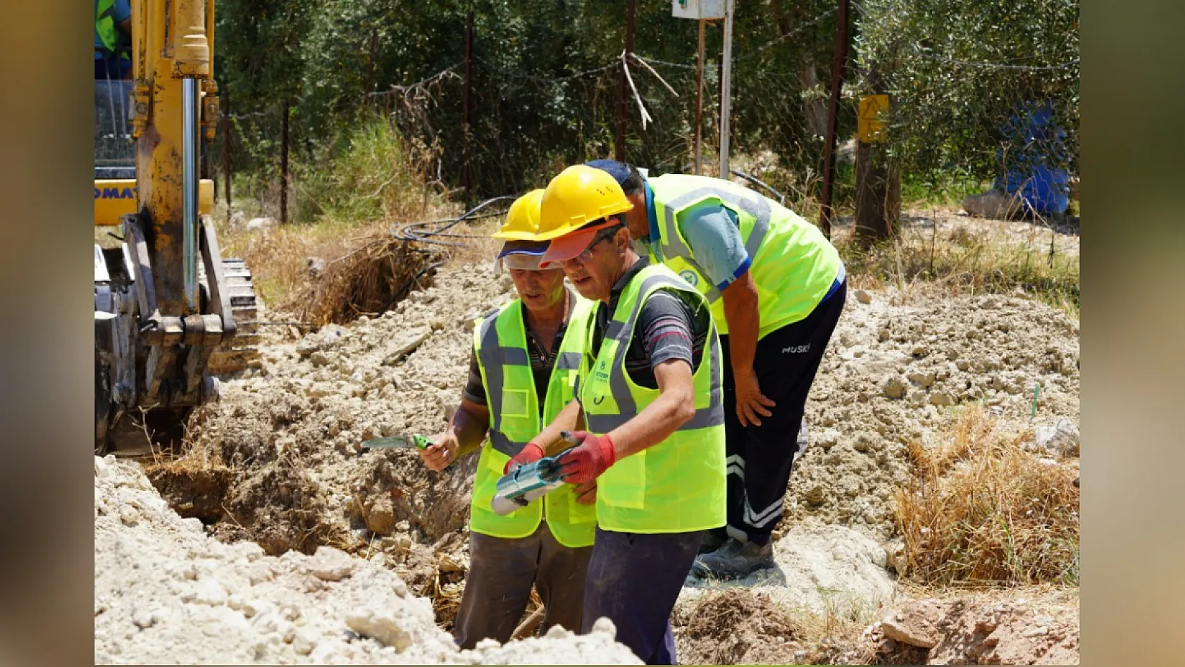 Seydikemer Gölbent'te İçme Suyu Altyapısı yenileniyor