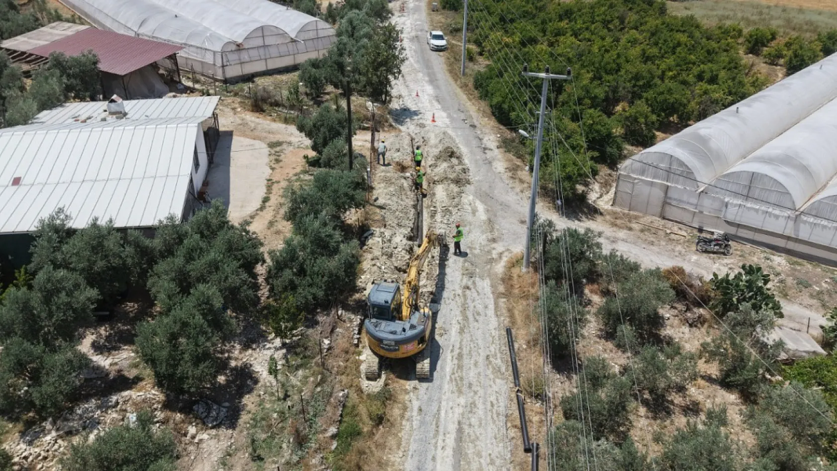 Seydikemer Gölbent'te İçme Suyu Altyapısı yenileniyor