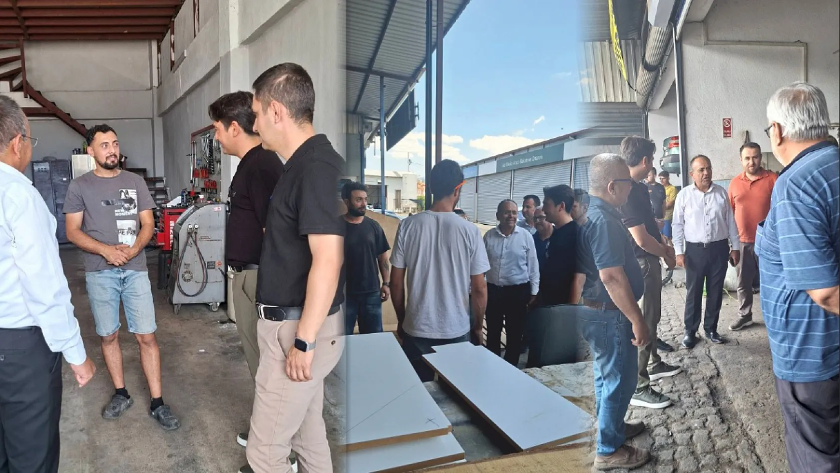 Seydikemer Kaymakamı Dilekli, sanayi esnafıyla bir araya geldi
