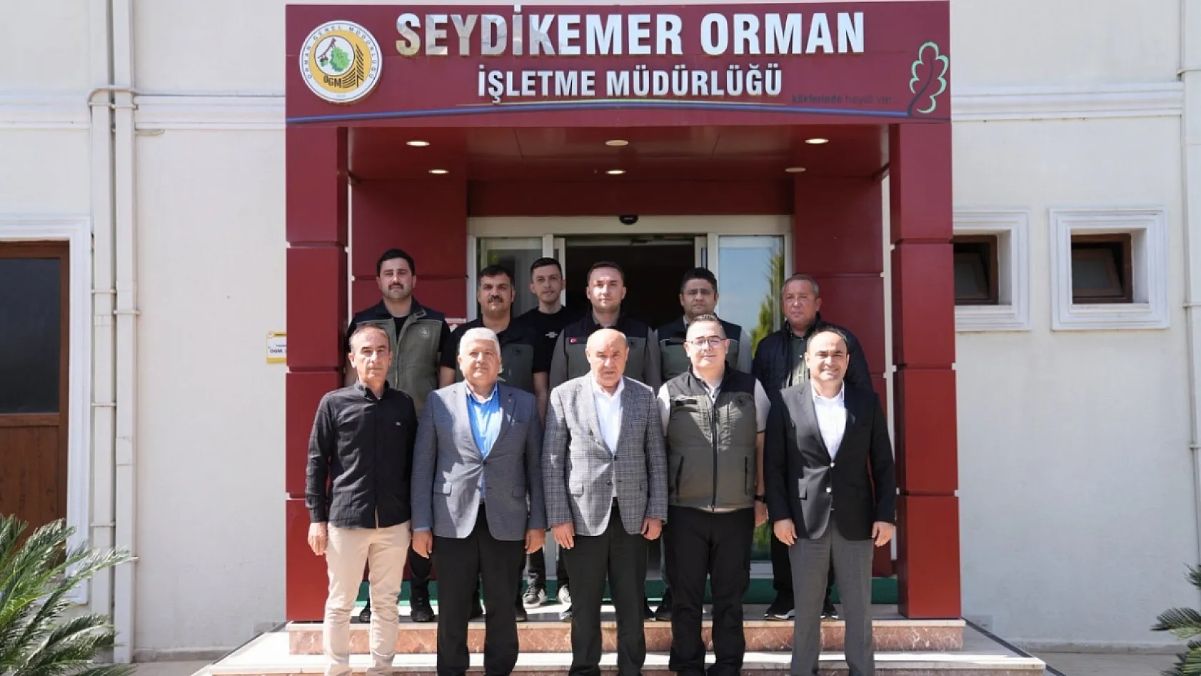 Seydikemer protokolünden Orman İşletme Müdürü Kurşunluoğlu'na ziyaret