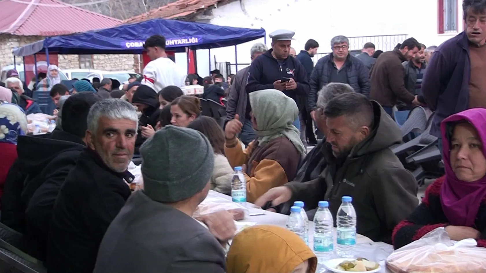 Seydikemer Yayla Çobanisa'da imece usulü geleneksel iftar ve bayram coşkusu