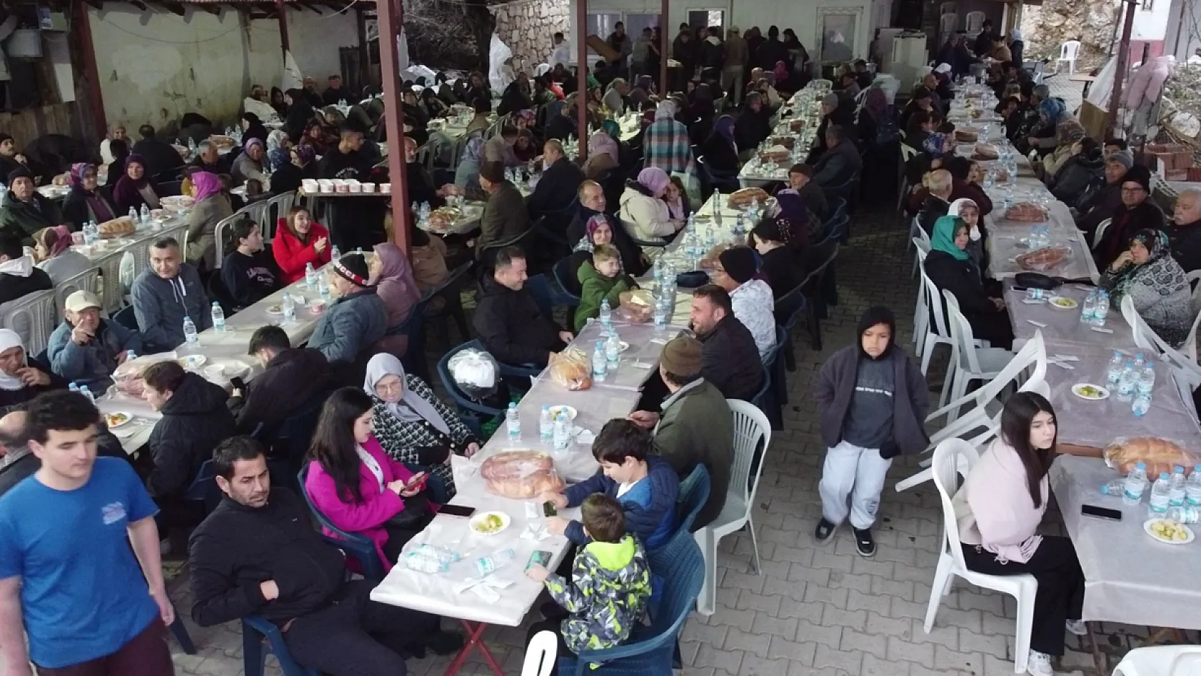 Seydikemer Yayla Çobanisa'da imece usulü geleneksel iftar ve bayram coşkusu