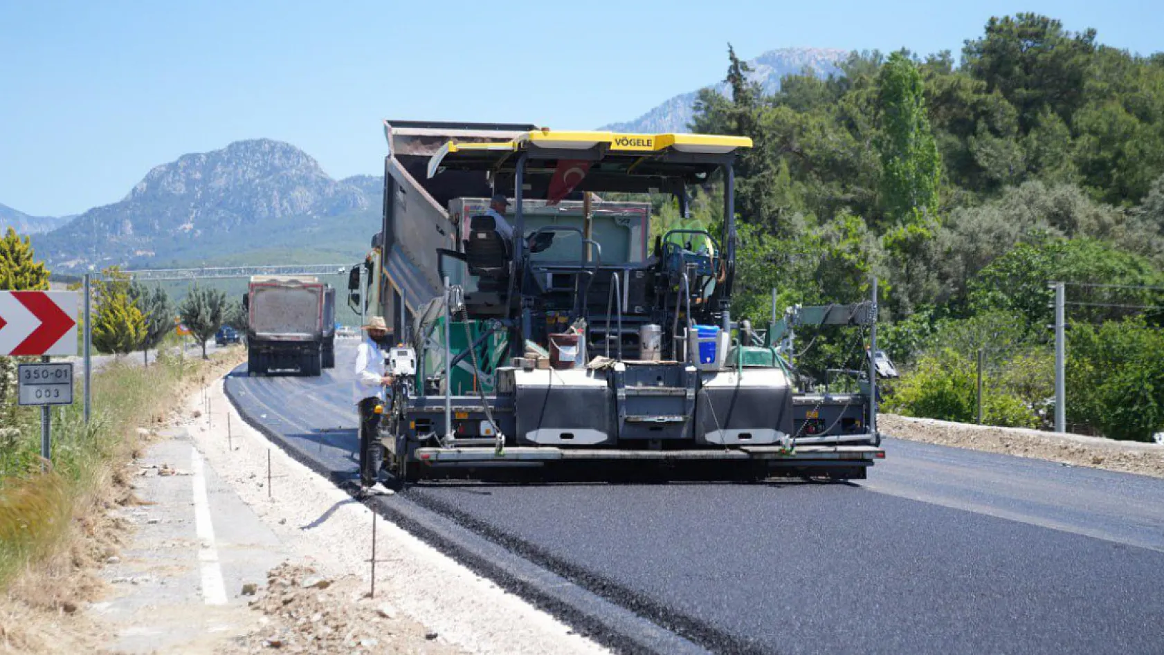 Seydikemer'de Karayolu Yatırımları Yerinde İncelendi