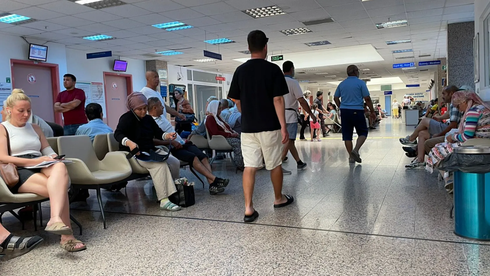 Fethiye'de sıcaklık yükseldi, klima kullanımı polikliniklerde yoğunluk oluşturdu