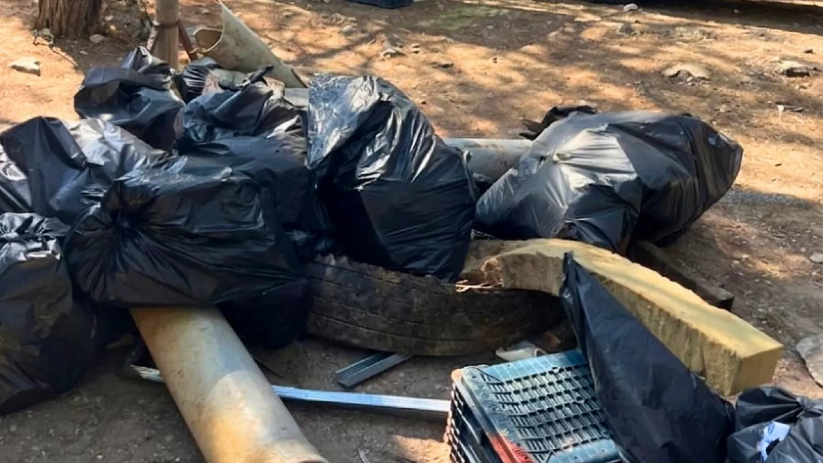 Fethiye Likya Yolu'nda çevre seferberliği: 184 kilogram atık toplandı