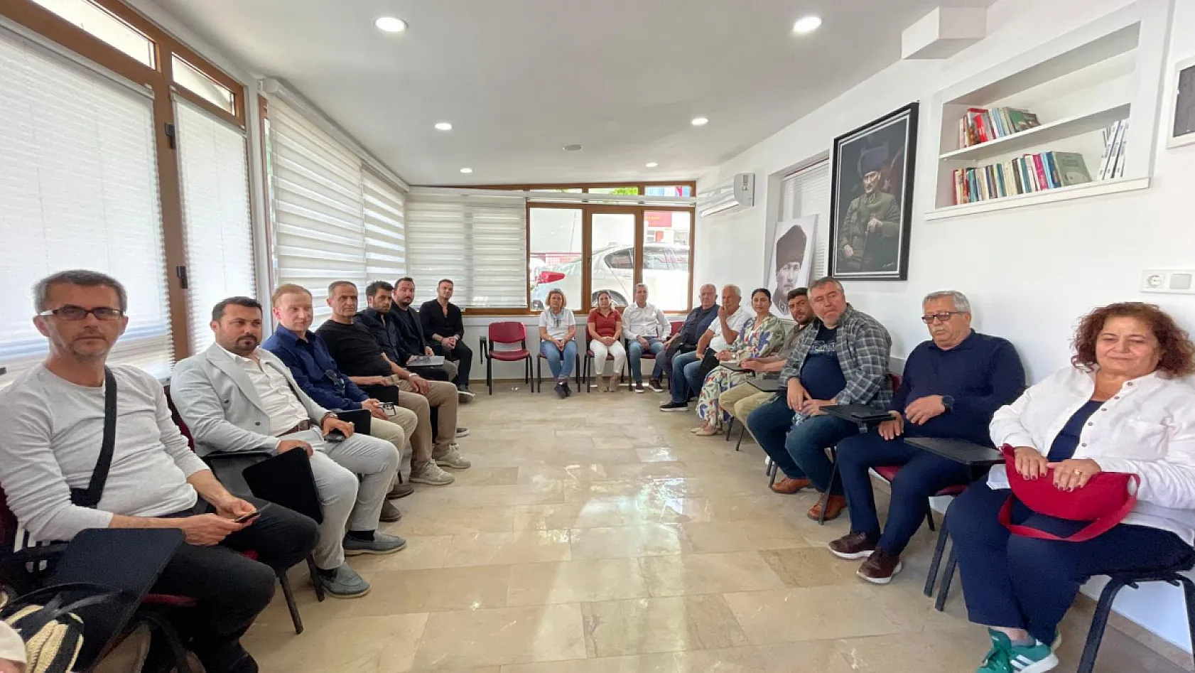 Siyasi nezaket buluşması: Anahtar Parti'den CHP Fethiye'ye ziyaret