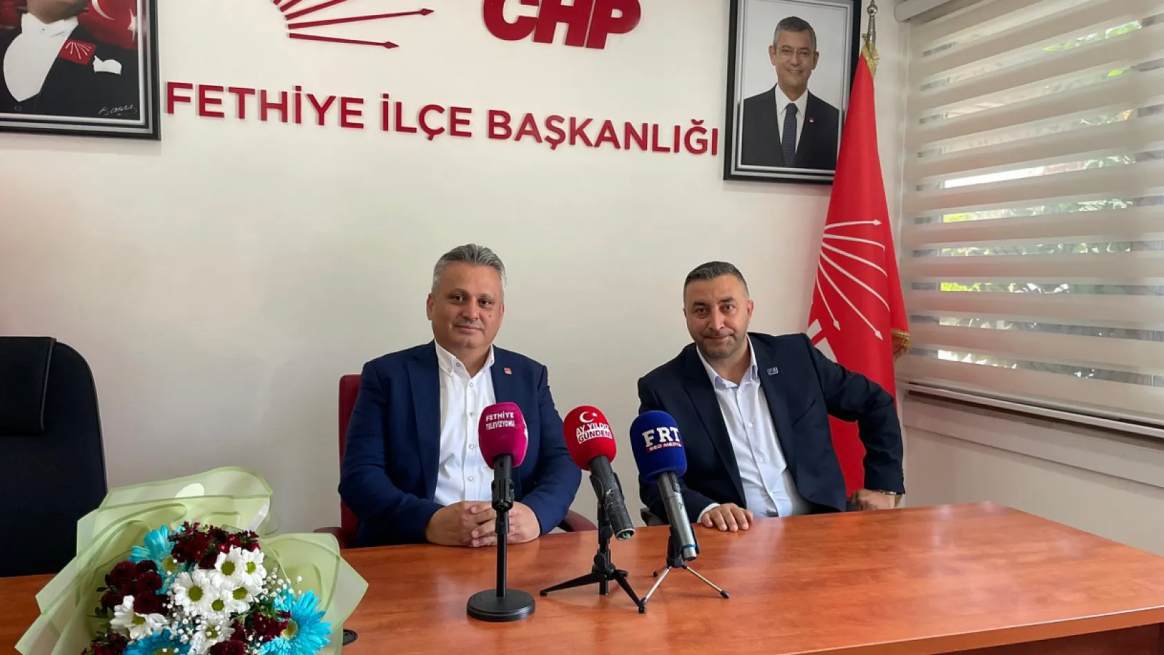 Siyasi nezaket buluşması: Anahtar Parti'den CHP Fethiye'ye ziyaret