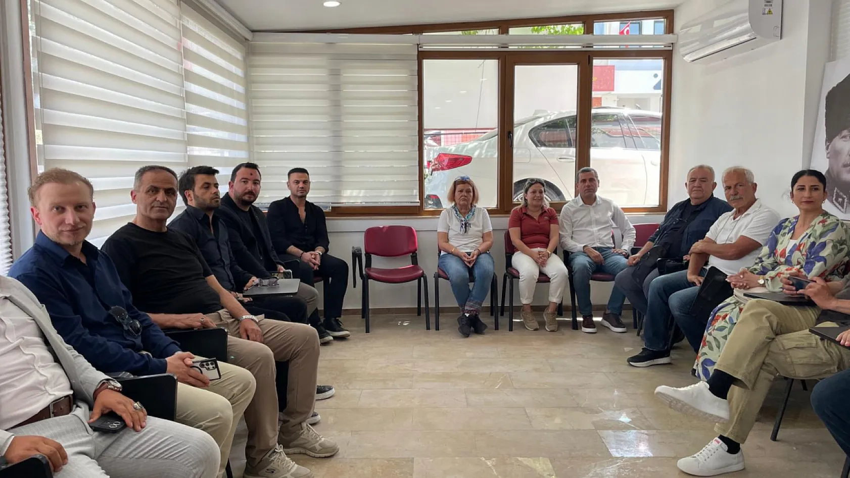 Siyasi nezaket buluşması: Anahtar Parti'den CHP Fethiye'ye ziyaret