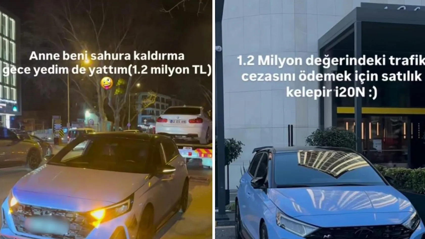 Sosyal medya uğruna toplam cezayı kendi aracına kesilmiş gibi paylaştı: Gerçek ortaya çıktı