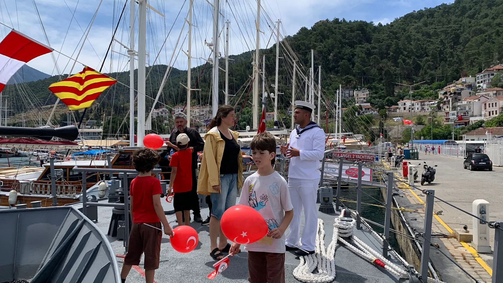 TCG Köyceğiz Fethiye'de vatandaşlarla buluştu: 19 Mayıs'a özel ziyaret