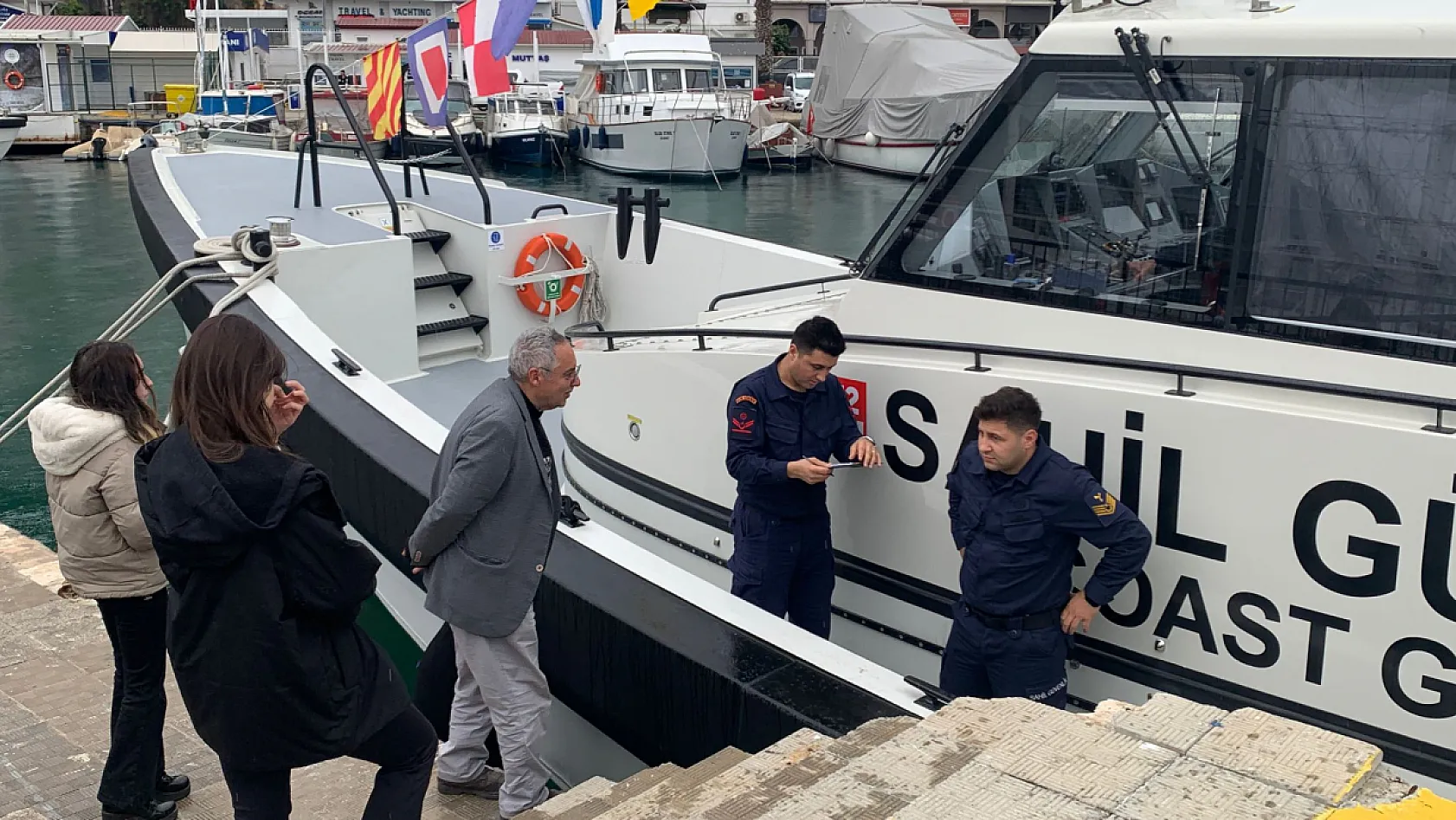 TCSG-911 Fethiye Sahil Güvenlik botu halkın ziyaretine açıldı