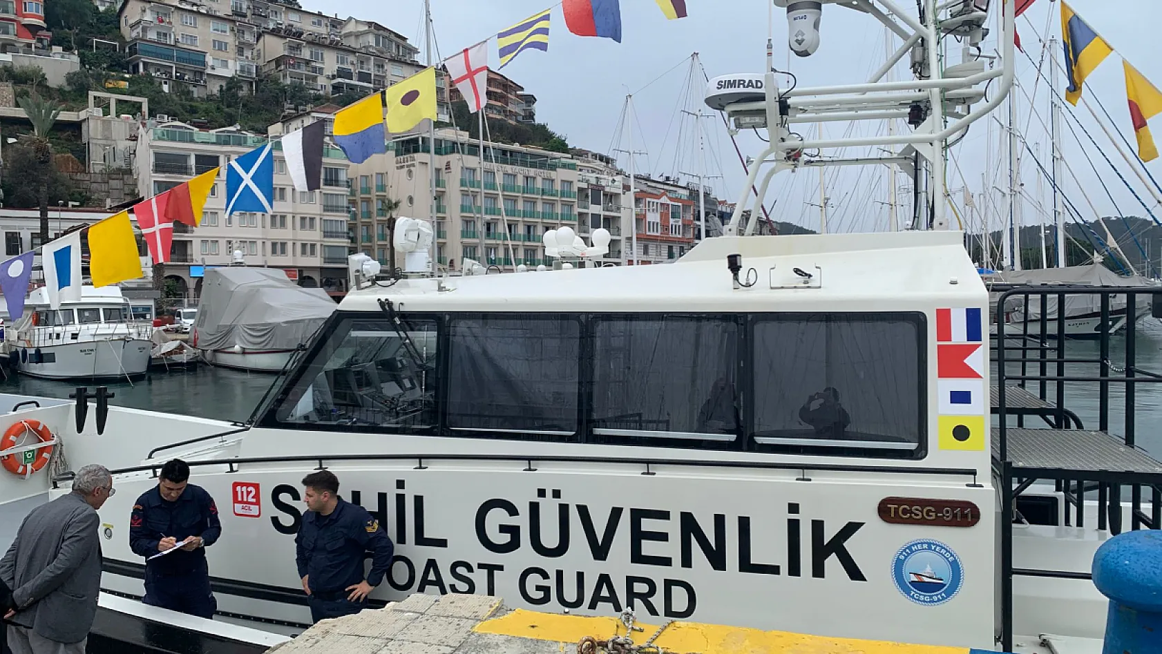 TCSG-911 Fethiye Sahil Güvenlik botu halkın ziyaretine açıldı