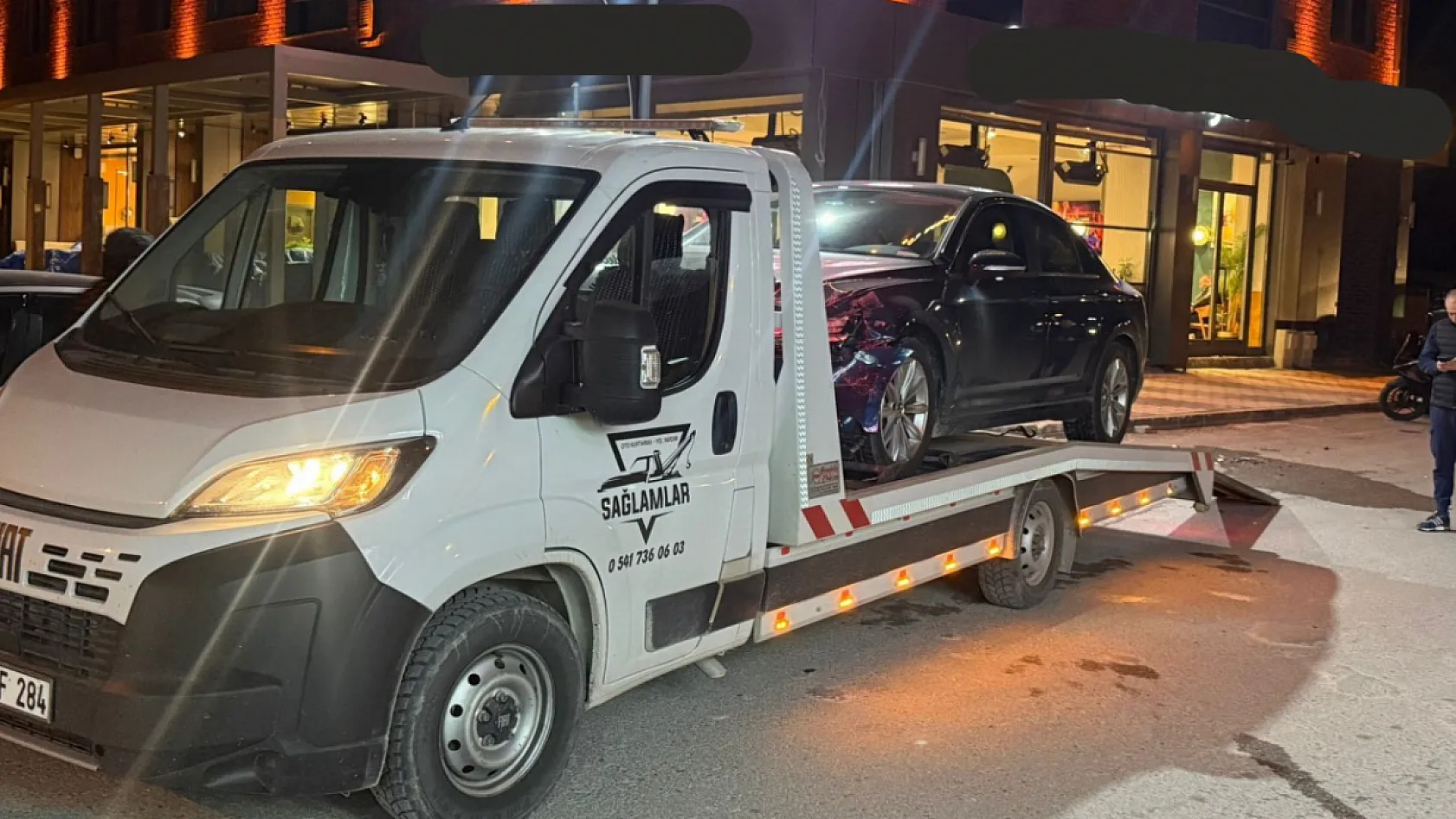 Telefonda konuşurken ölümle burun buruna geldi