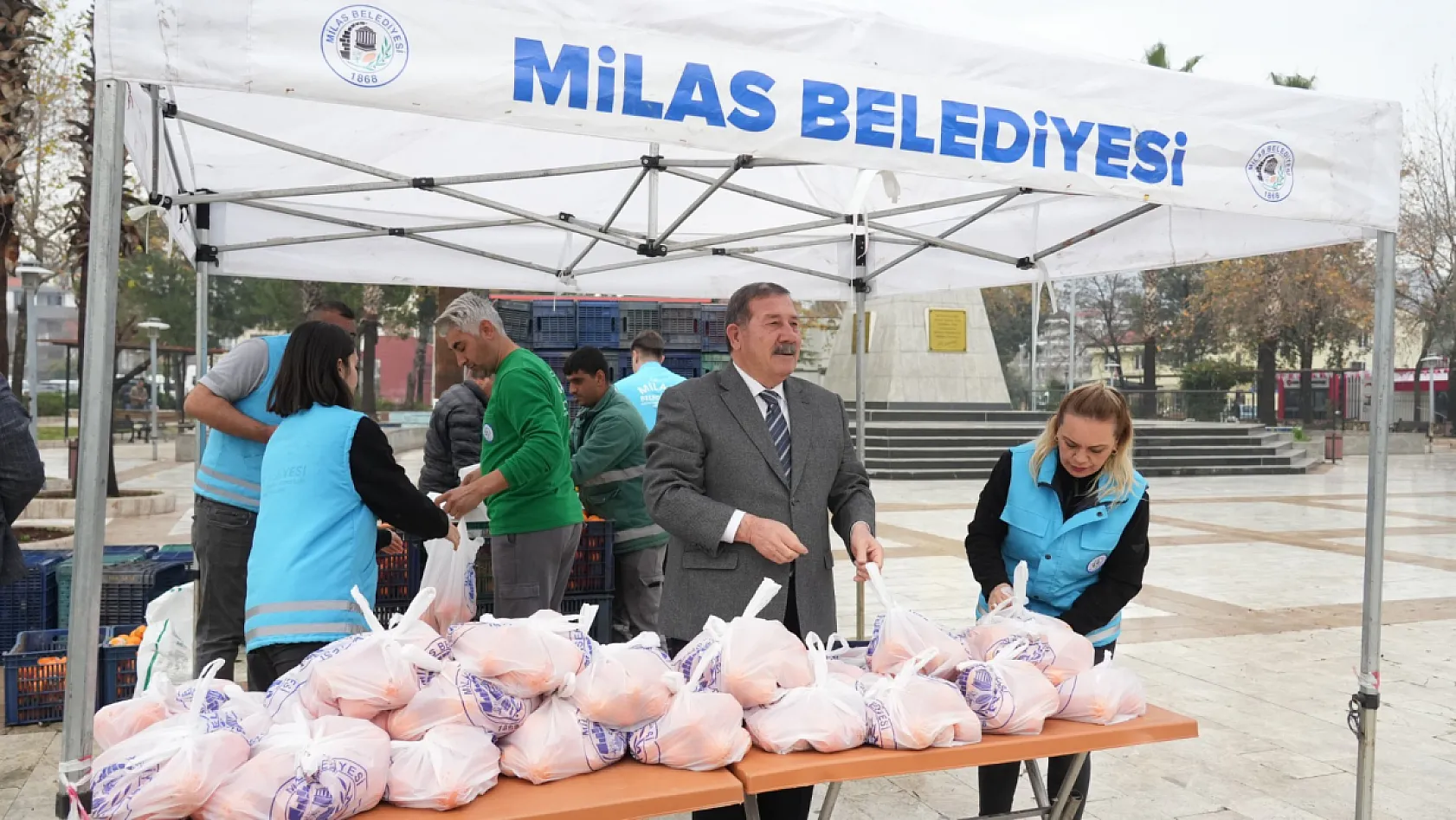 Milas Belediyesi Hem Üreticiye Hem De Tüketiciye Destek Oldu