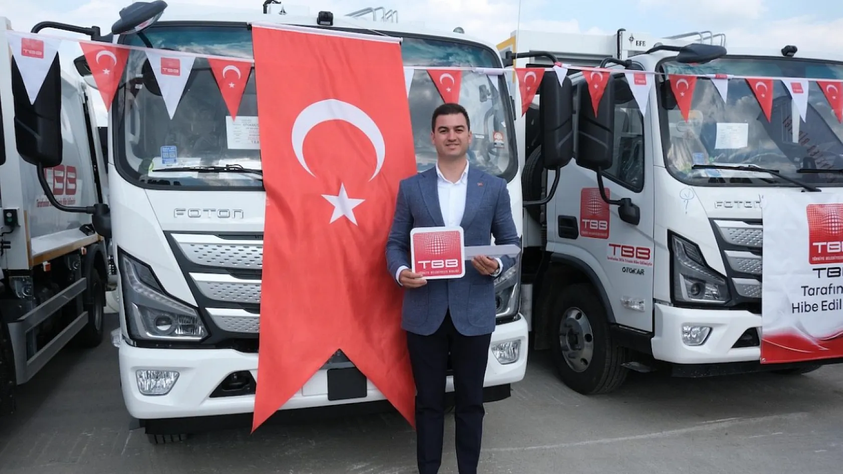Türkiye Belediyeler Birliği'nden Bodrum Belediyesi'ne hizmet aracı desteği