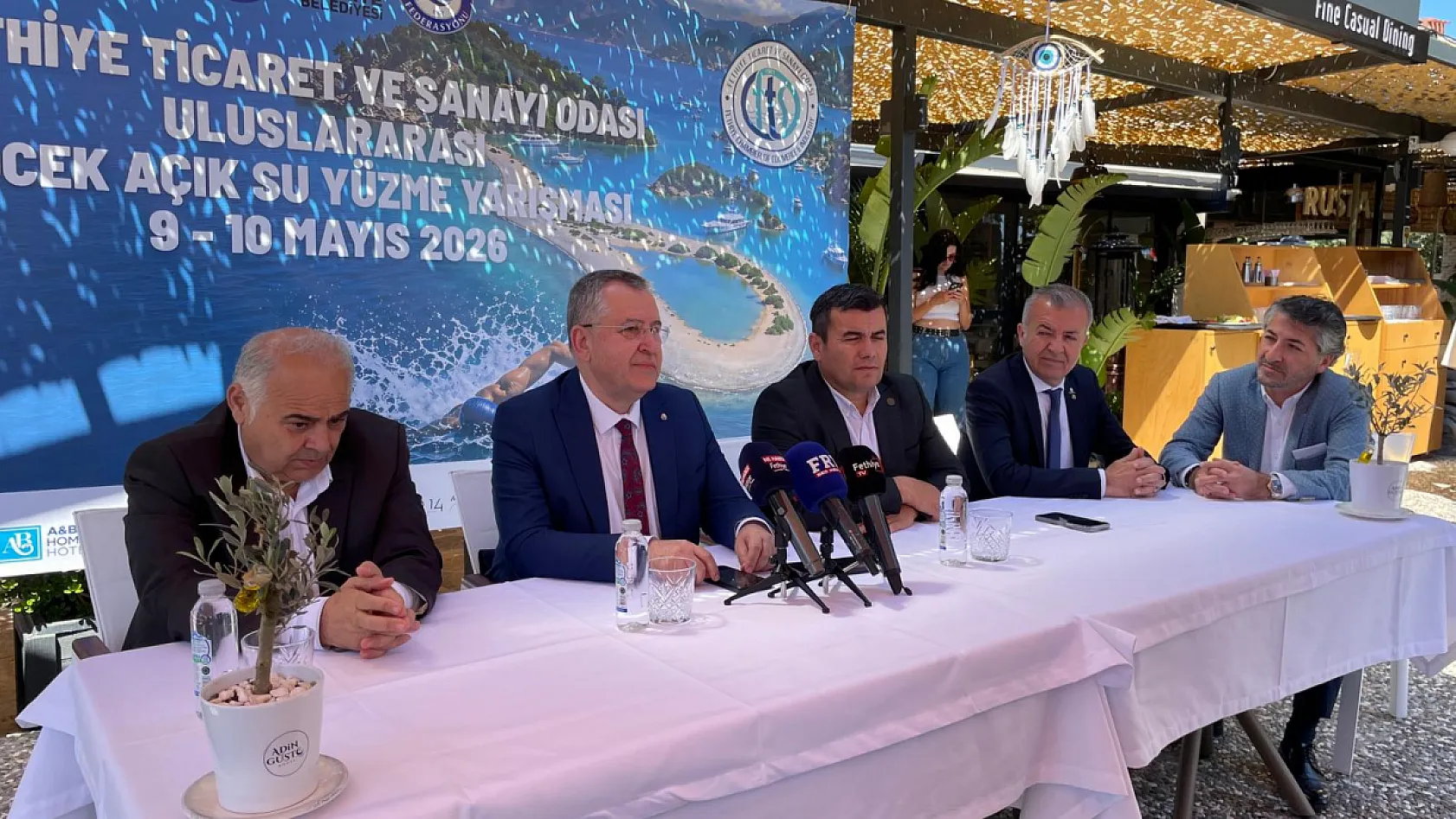 Uluslararası Fethiye Spor Festivali Göcek Açık Su Yarışları lansmanı yapıldı