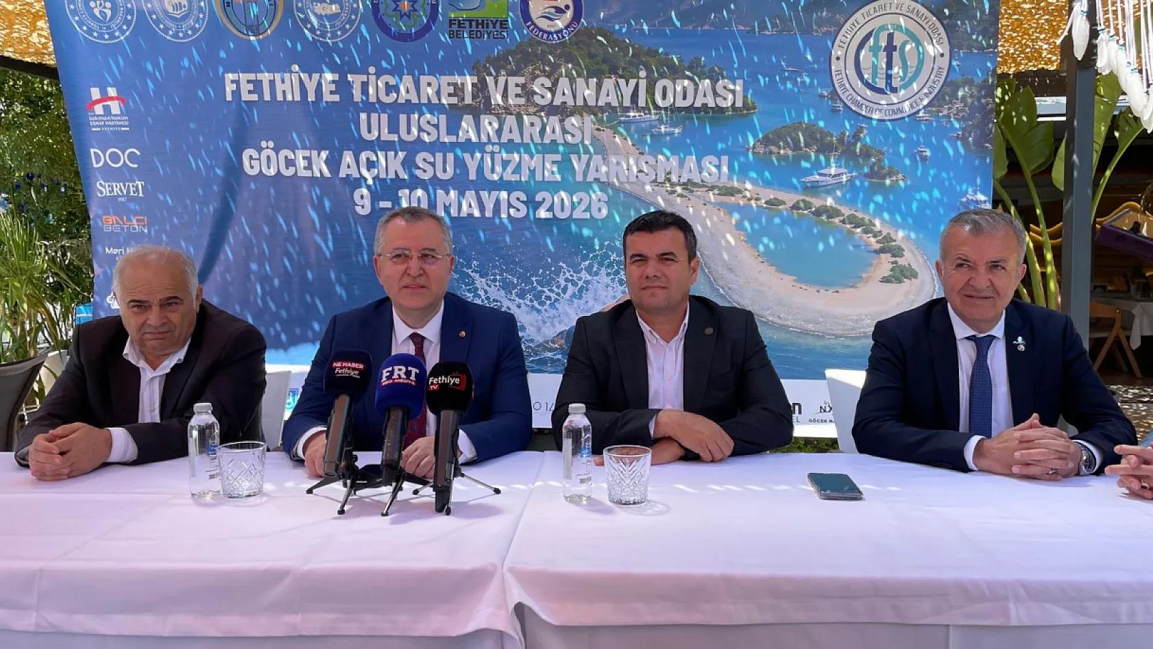 Uluslararası Fethiye Spor Festivali Göcek Açık Su Yarışları lansmanı yapıldı