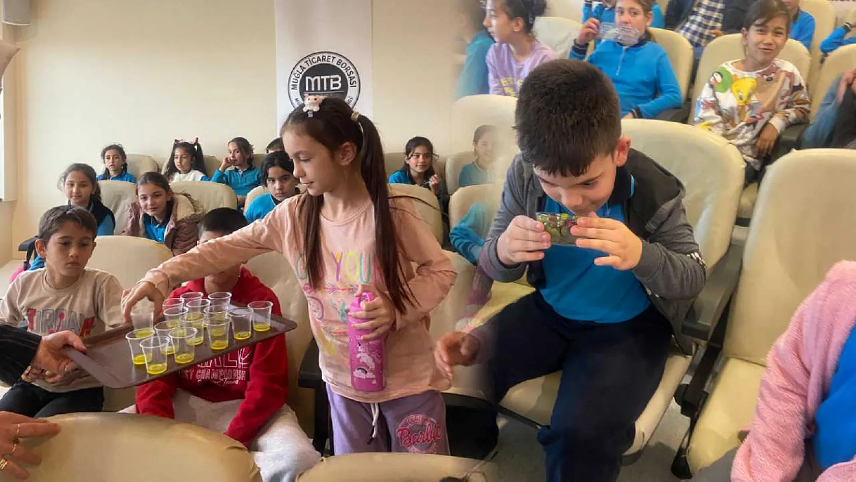 Muğla Büyükşehir'den Minik Tadımcılara Zeytinyağı Eğitimi