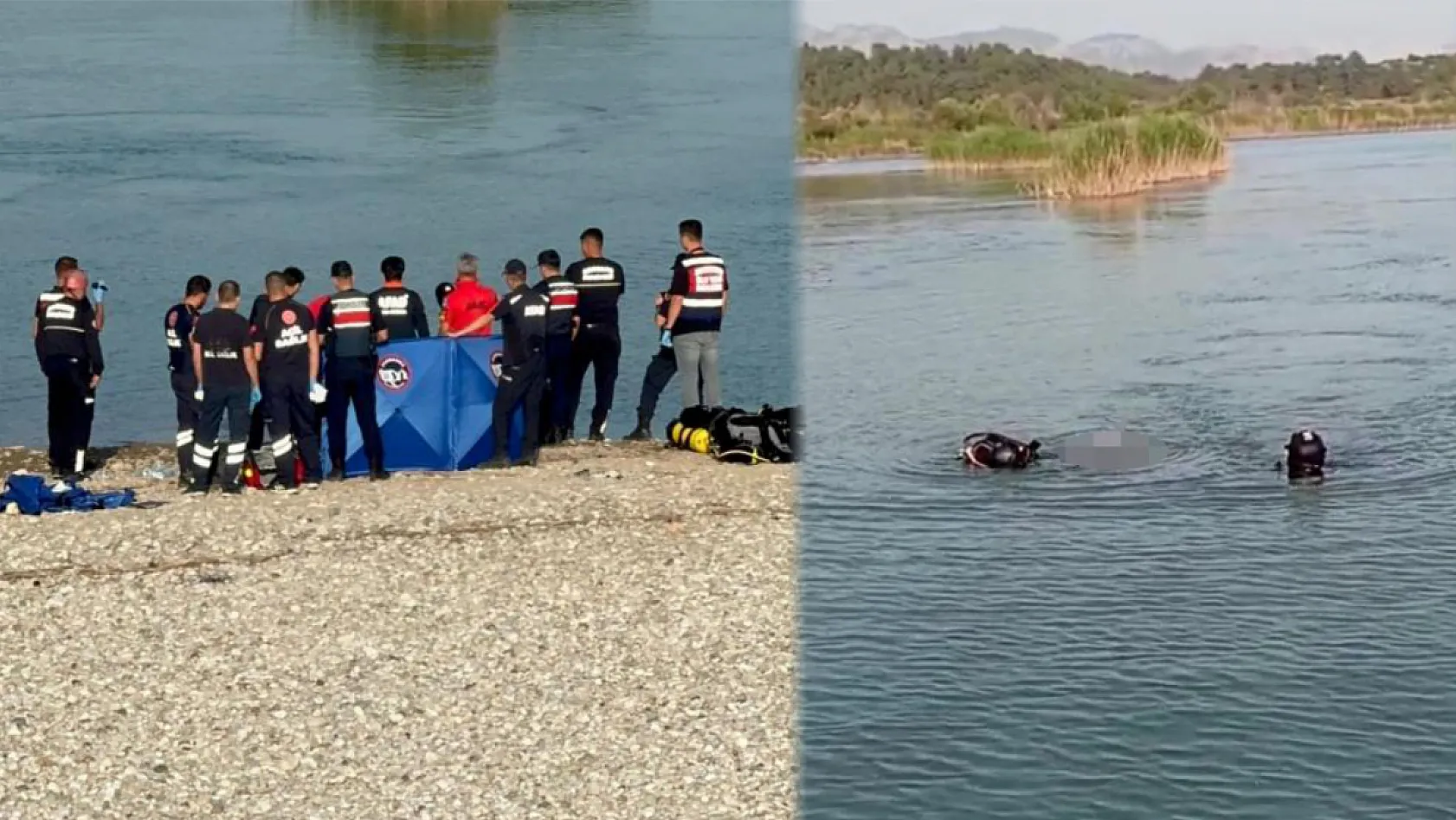Antalya'da akıntıya kapılarak kaybolan gencin cansız bedenine ulaşıldı