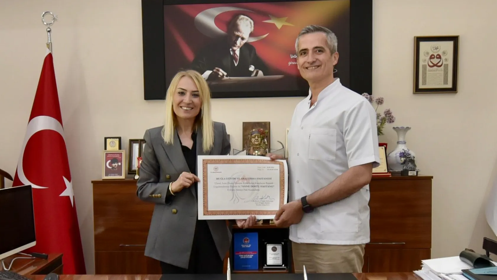 Muğla'daki 4 Hastaneye 'Anne Dostu Hastane' Unvanı