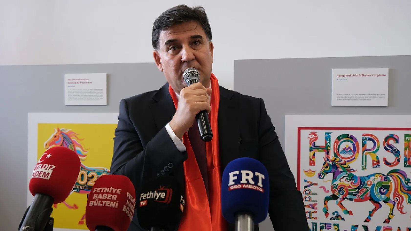 Fethiye'de 'At Yılı' Sergisi açıldı: İki kadim medeniyet Fethiye'de bir araya geldi