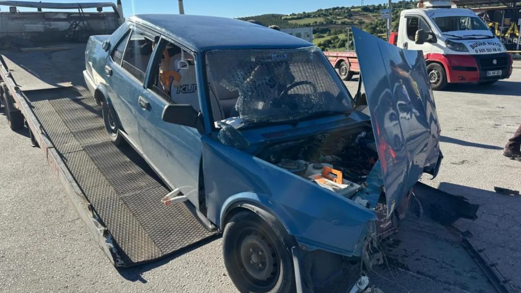 İki Otomobilin Çarpıştığı Kazada 5 Kişi Hastanelik Oldu