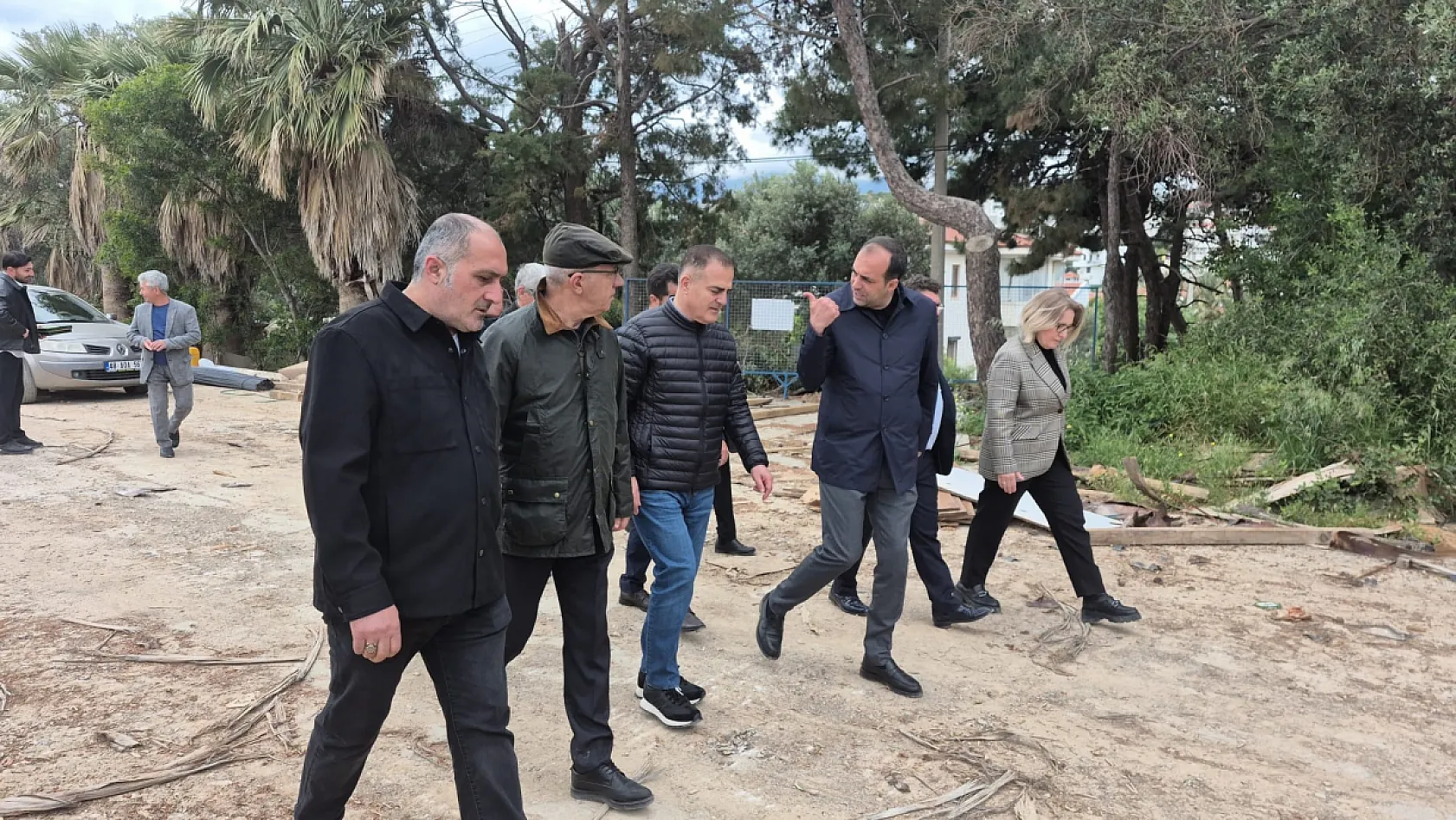 Muğla Valisi Akbıyık, Datça'da incelemelerde bulundu