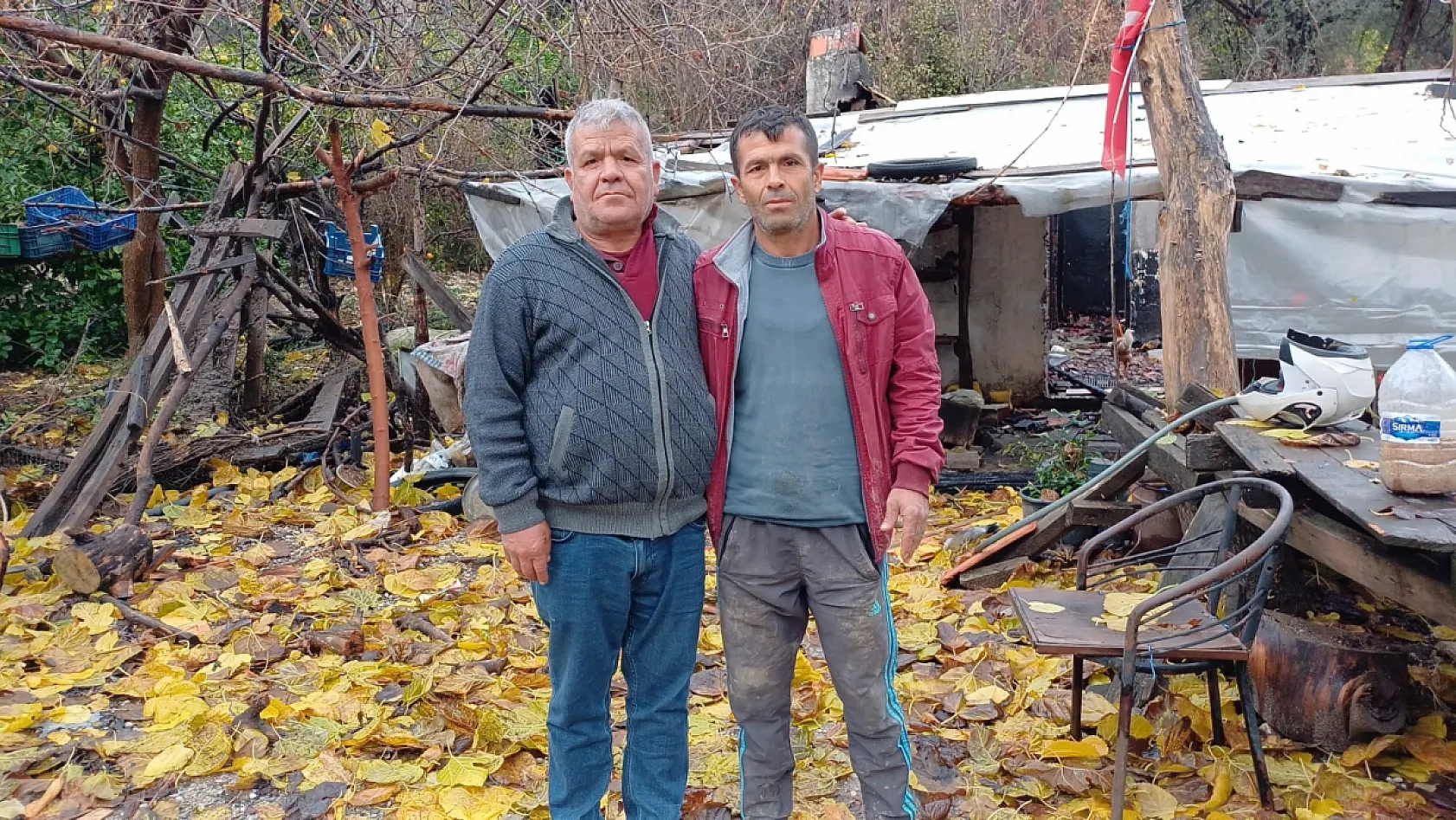 Seydikemer'de evi yanan Yakabağ Ailesi Yardım Bekliyor