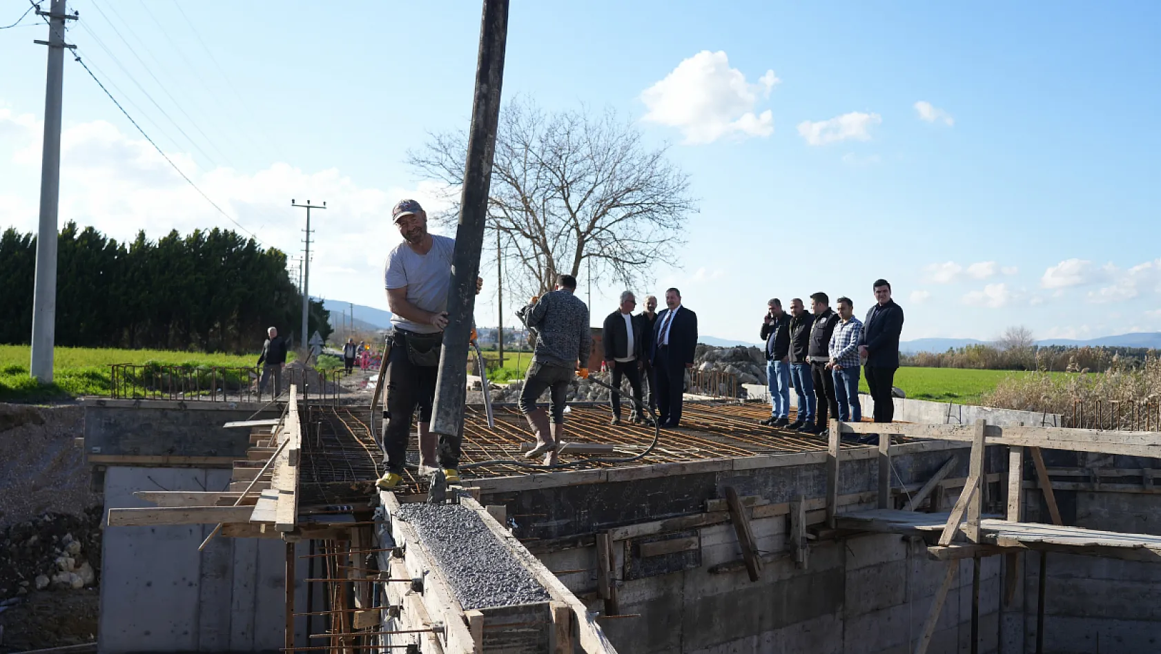 Milas'ta Yeni Köprü İnşaatında Sona Yaklaşıldı
