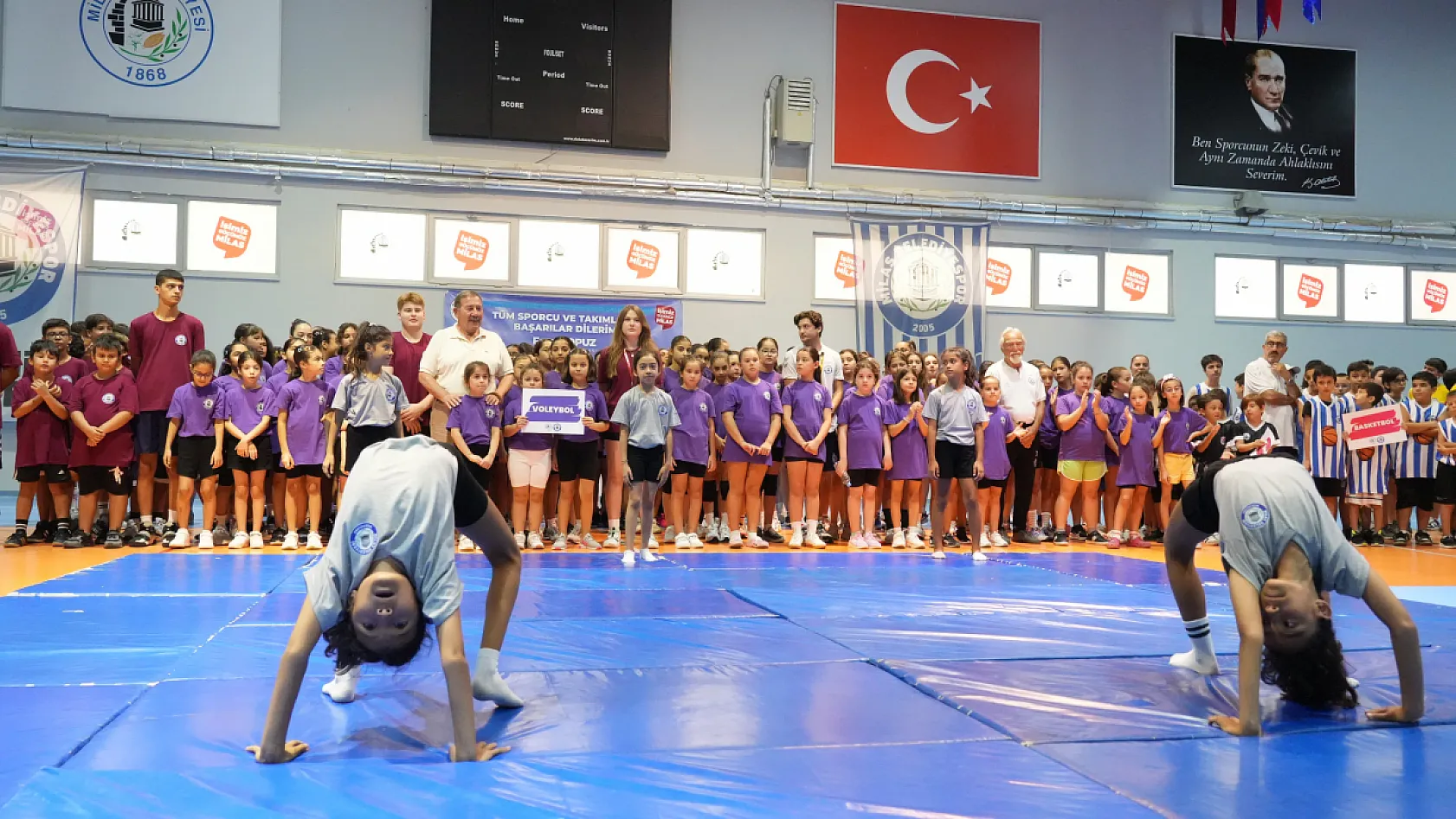 Milas Belediyesi Yaz Spor Okulları Açıldı