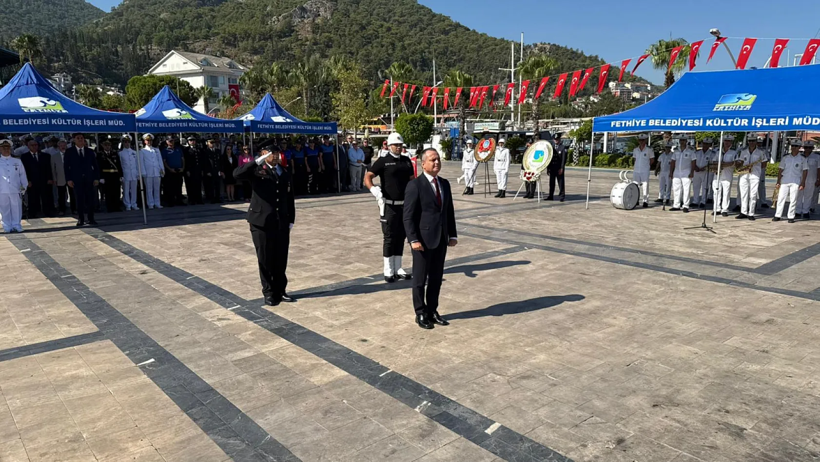 Fethiye Beşkaza Meydanı'nda 30 Ağustos Coşkusu