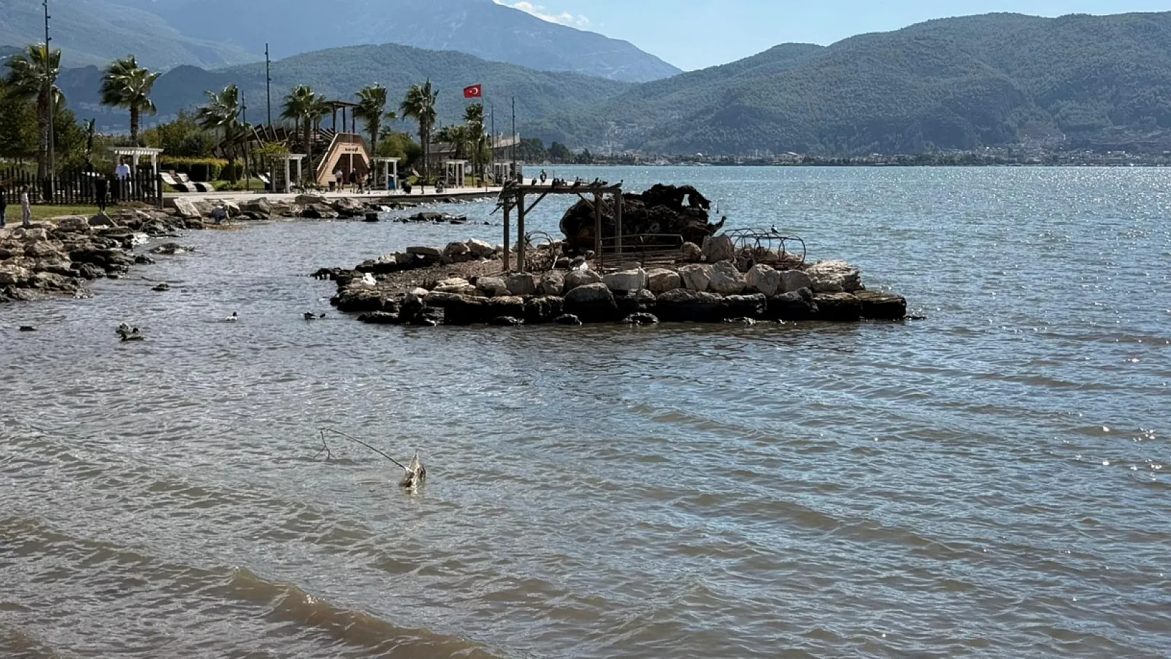 Fethiye Ördek Adası'nda Pazar keyfi