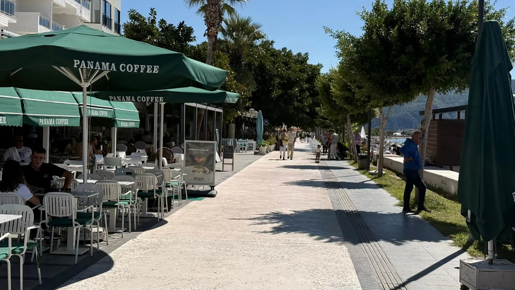 Çalış Plajı'ndaki yoğunluk yerini sakinliğe bıraktı
